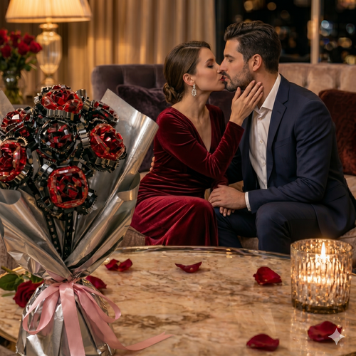 Rosa Eterna da Costruire | Il Regalo che Non Appassisce Mai